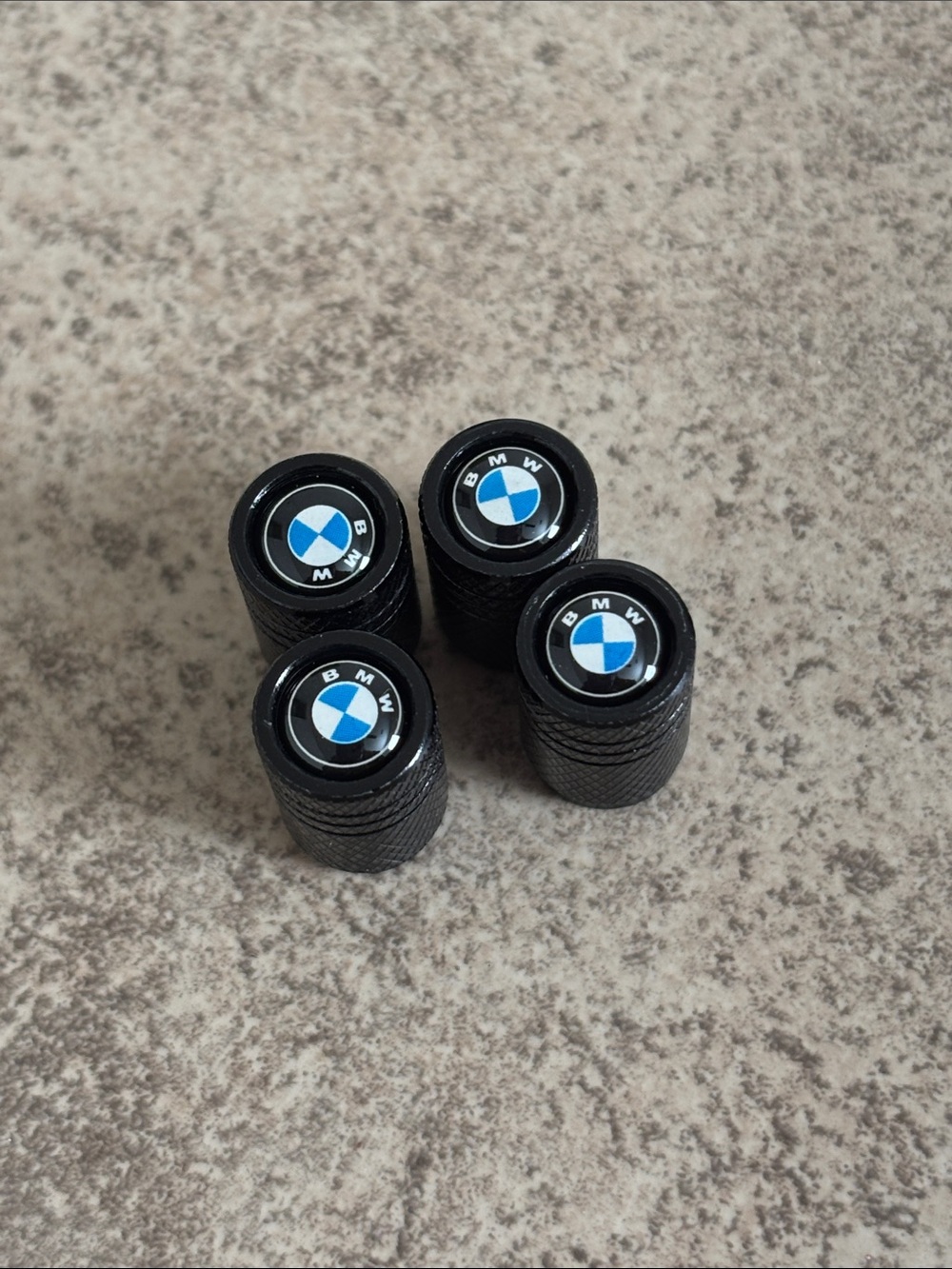 Four New BMW Valve Stem Covers for Car Tires